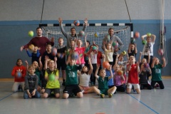 Besuch in der Handball-AG